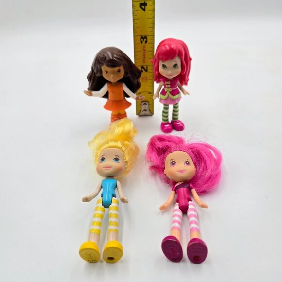 Strawberry Shortcake Doll Lot McDonald’s 2010 Orange Blossom Lemon Meringue Mini - Picture 2 of 11